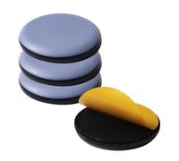 Deslizadores autoadhesivos para Muebles, para Poder moverlos sobre alfombras y Suelos de Madera Dura (4, Redondo,50mm)