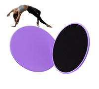 Deslizadores básicos de ejercicio, discos deslizantes para pies Fitness Core | Equipo de ejercicio con superficies antideslizantes para pilates, rodilla invertida, yoga, entrenamiento