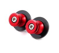 Deslizadores Carrete Brazo Oscilante CNC Soporte Tornillo Tapas Válvula Neumático Para Z650 RS Z 650 Para Ninja 650 2017-2023 2024 Para Versy 650 Protector contra choques(ROJO)