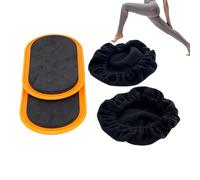 Deslizadores centrales - Deslizadores de fitness de forma ovalada Discos deslizantes Superficie duradera de doble cara Compatibilidad con piso liso Equipo de entrenamiento portátil | Para
