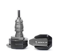 Deslizadores De Chasis para Motocicleta, Almohadillas Protectoras Antichoque Y Protección contra Caídas para Suzuki GSX-S 750 1000 GSX-S750 GSX-S1000 Deslizadores De Marco(Titanio)