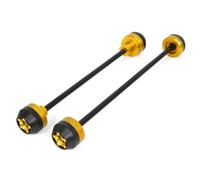 Deslizadores De Choque De Horquilla del Eje Delantero Trasero para MT 09 SP MT-09 Tracer 900/GT 9GT 9, Protector De Rueda De Motocicleta, 2021-2023(Front Rear Gold)