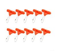 Deslizadores de línea de pesca de PVC naranja 5.1cm Kit de pesca de mar