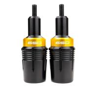 Deslizadores De Marco De Motocicleta Para Kawasaki Para Ninja 650 KRT Z650 RS 2017-2025 Deslizadores Marco Motocicleta Almohadilla Choque Protección Contra Caídas Deslizador Escape(A-Gold)