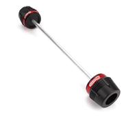 Deslizadores De Marco De Motocicleta Para KAWASAKI Z650 Para Ninja 650 2019-2026 Protector Choque Del Eje Deslizante Horquilla Rueda Delantera Motocicleta(Rear-Red)