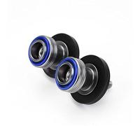 Deslizadores De Marco De Motocicleta Para YAMAHA MT09 MT-09 SP Eje Rueda Motocicleta Horquilla Marco Almohadilla Protectora Deslizadores Carretes Basculantes Tornillos Soporte M6(Blue-A)