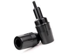 Deslizadores De Marco para Motocicleta para GSX-S 750 Protección contra Caídas Tampones Protectores(Black)