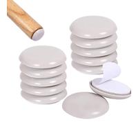 Deslizadores de muebles, 12 almohadillas de fieltro reutilizables para muebles, deslizadores de muebles para alfombras, pies de fieltro autoadhesivos resistentes para deslizar suavemente los muebles
