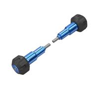 Deslizadores de protección contra caídas de motos Para Surron Para Light Bee X S L1E Frame Sliders Protector De Choques Bicicleta Cross Eléctrica 2023 2024 2025(AZUL)