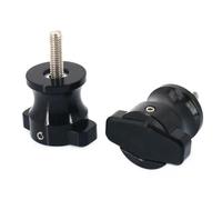 Deslizadores De Tornillos para Marco Motocicleta, Carretes Brazo Oscilante, Protector Anticolisión para Hornet CB750 CB 750 2023 Barra de Carretera(Negro)