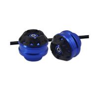 Deslizadores Eje Horquilla Rueda Delantera Trasera Motocicleta Tapa Protectora Contra Choques Para GSR600 GSR750 GSXS750 GSXS1000 GSXR600 GSXR1000 750 Deslizadores marco(Front Blue)