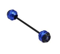 Deslizadores Eje Horquilla Rueda Delantera Trasera Tapa Protectora Contra Choques Para GSR600 GSR750 GSXS750 GSXS1000 GSXR600 GSXR1000 750 2001-2020 Deslizadores marco(Rear Blue)
