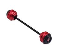 Deslizadores Eje Horquilla Rueda Delantera Trasera Tapa Protectora Contra Choques Para GSR600 GSR750 GSXS750 GSXS1000 GSXR600 GSXR1000 750 2001-2020 Deslizadores marco(trasero rojo)