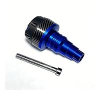 Deslizadores Horquilla para moto Aluminio Protección Caída Deslizadores(Blue)