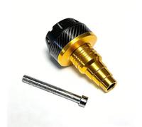 Deslizadores Horquilla para moto Aluminio Protección Caída Deslizadores(Gold)