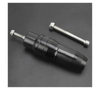 Deslizadores marco Almohadillas Protectoras Marco Motocicleta CNC Deslizadores Escape Protectores Contra Choques Para CBR125R CBR150R CBR250 CBR250R(C-Negro)