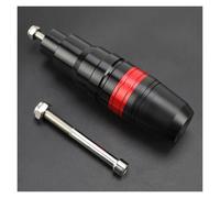 Deslizadores marco Almohadillas Protectoras Marco Motocicleta CNC Deslizadores Escape Protectores Contra Choques Para CBR125R CBR150R CBR250 CBR250R(B-ROJO)