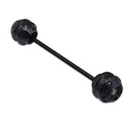 Deslizadores Marco Compatible con Aprilia para Shiver750 2008-2015 para Tuono para V4R 2010-2015 Deslizador De Horquilla De Eje Delantero Trasero Motocicleta Deslizador Anticolisión(Black,Rear)