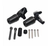 Deslizadores Marco Compatible Con CB650R Para CBR650R Para CB650F Para CBR650F Para Marco Protección Contra Caídas Motocicleta Protector Carenado Deslizante Almohadilla Choques(Titanium)
