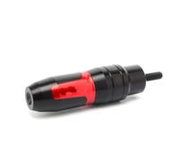 Deslizadores Marco Compatible Con Loncin Para Voge Para 300ac Para 200ac Deslizadores Para Escape Para Marco Motocicleta Almohadillas Protectoras Contra Choques Más Plateados(Red)