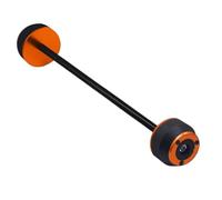 Deslizadores Marco Compatible con Yamaha para TMAX530 para DX para SX 2017-2019 para TMAX560 para Tech para MAX 2020-2024 Horquilla Eje Trasero Delantero Motocicleta Anti Choque Deslizante(Orange)