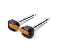 Deslizadores marco Marco Protección Motocicleta Protector Carenado Almohadilla Protectora Contra Choques Para GTR1400 ZX-14R ZZR1400 Para NINJA 1400(Naranja)