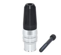 Deslizadores Marco Motocicleta Deslizadores De Escape para Motocicleta para NC750X, NC 750X, NC750 X, Protectores De Escape, Almohadillas Y Deslizadores De Chasis. Protector Choque(Plata)