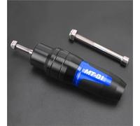 Deslizadores Marco Motocicleta Protectores De Escape para Motocicleta para Yamaha MT01 MT-01, Protectores De Chasis Y Protectores De Escape. Protector Choque(Azul 2)