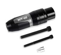 Deslizadores Moto Para YAMAHA MT125 MT 125 2014 2015 2016 2017 2018, accesorios CNC para motocicleta, marco de escape, deslizadores, almohadillas de tope, Protector contra caídas ( Color : Titanium 1