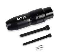 Deslizadores Moto Para YAMAHA MT125 MT 125 2014 2015 2016 2017 2018, accesorios CNC para motocicleta, marco de escape, deslizadores, almohadillas de tope, Protector contra caídas ( Color : Black 1 pie