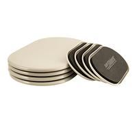 Deslizadores ovalados de fieltro para muebles pesados para proteger los suelos (4 unidades), 4704395N