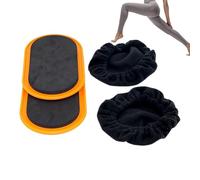 Deslizadores para entrenar: discos de entrenamiento ovalados de polipropileno + EVA, deslizadores de fitness, 23,5 x 13,5 cm, forma ovalada, diseñada para mujeres y hombres, hogar, dormitorio, suelo