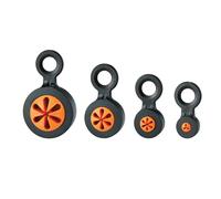 Deslizadores para herramientas de mano, diseño fácil de deslizar, se conecta a cordones de herramientas, calamares 3740, paquete variado, paquete de 4, negro y naranja