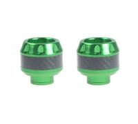 Deslizadores para Moto Protector Universal contra Caídas para Motocicletas, Aleación De Aluminio, A Prueba De Explosiones, Deslizador De Marco Motocicleta, 2 Uds.(Green)