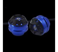 Deslizadores Rueda Moto Compatible Con GSXR600 2001-2019 Para GSXR750 2001-2020 Protector Deslizante Horquilla Rueda Delantera Trasera Motocicleta(Blue,Front)