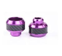Deslizadores Rueda Moto Compatible Con Protectores Universales Almohadillas Protección Ruedas Motocicleta Copas Absorción Impacto Deslizantes Horquilla Delantera Que Caen(Purple)