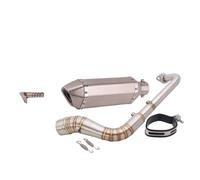 Deslizamiento Para NMAX125 NMAX155 NMAX 125 155 2014-2017 Escape De Completo Moto Tubo Delantero Con Silenciador(yo)