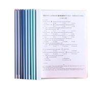 Deslizante Encuadernador,Cubiertas De Informe A4,A4 Cubierta De Encuadernación De Informes,Plástico Carpeta De Archivos Con Barra Deslizante,A4 Cubiertas De Informes Con Barra Deslizante,10 Piezas