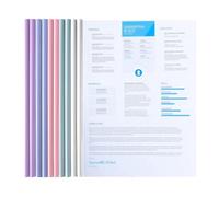 Deslizante Encuadernador,Cubiertas De Informe A4,A4 Cubierta De Encuadernación De Informes,Plástico Carpeta De Archivos Con Barra Deslizante,A4 Cubiertas De Informes Con Barra Deslizante, 10 Piezas