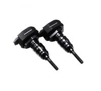 Deslizante Marco De Protección contra Caídas Motocicleta Almohadilla Protectora Choques para GSXR para GSX-R 600 750 1000 K4 Y K5 Topes Anticaida(Black)