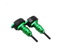 Deslizante Marco De Protección contra Caídas Motocicleta Almohadilla Protectora Choques para GSXR para GSX-R 600 750 1000 K4 Y K5 Topes Anticaida(Green)