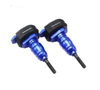 Deslizante Marco De Protección contra Caídas Motocicleta Almohadilla Protectora Choques para GSXR para GSX-R 600 750 1000 K4 Y K5 Topes Anticaida(Blue)