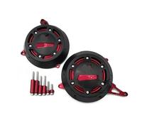 Deslizante Marco La Cubierta Estator Motor Motocicleta para MT-07 (para MT07 2014-2022 2016 2017 2018 2019 2020 2022) para FZ07 Cubierta del Estator(Red)