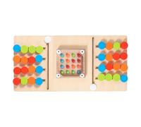 deslizante - Tablero de batido de cuentas de mano - Colores de madera Afinando Puzzle deslizante - Para niños pequeños Estudiantes Guarderías Jardines de infancia Viajes en casa