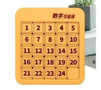 deslizantes: con números magnéticos, Juego Educativo de lógica matemática con Azulejos deslizantes, Juguete de desafío de Inteligencia portátil, Ideal para recompensas