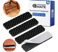 Deslizantes de Fieltro con protuberancias para Trona, 1 Juego, Compatible con Trona Hauck Alpha y Beta sin Ruedas, en Negro, para Pegar