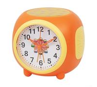 Deslumbrante reloj despertador de proyección portátil con colores vibrantes, sonidos naturales y práctico modo de repetición en cualquier momento que lo necesites (naranja)