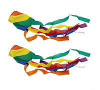 Deslumbrantes banderas de viento coloridas de 39 pulgadas para elevar tus temas decorativos al aire libre