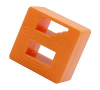 Desmagnetizador magnético 2 en 1 de tamaño de bolsillo para destornilladores, color naranja