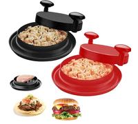 Desmenuzador de pollo, Eiflayn Rallador De Verduras De 2 Piezas, Picadora Manual,Trituradora De Pollo, Picadora De Verduras Manual, Para Triturar Cerdo Tirada, Pollo Ternera Ensalada Etc(Rojo, Negro)